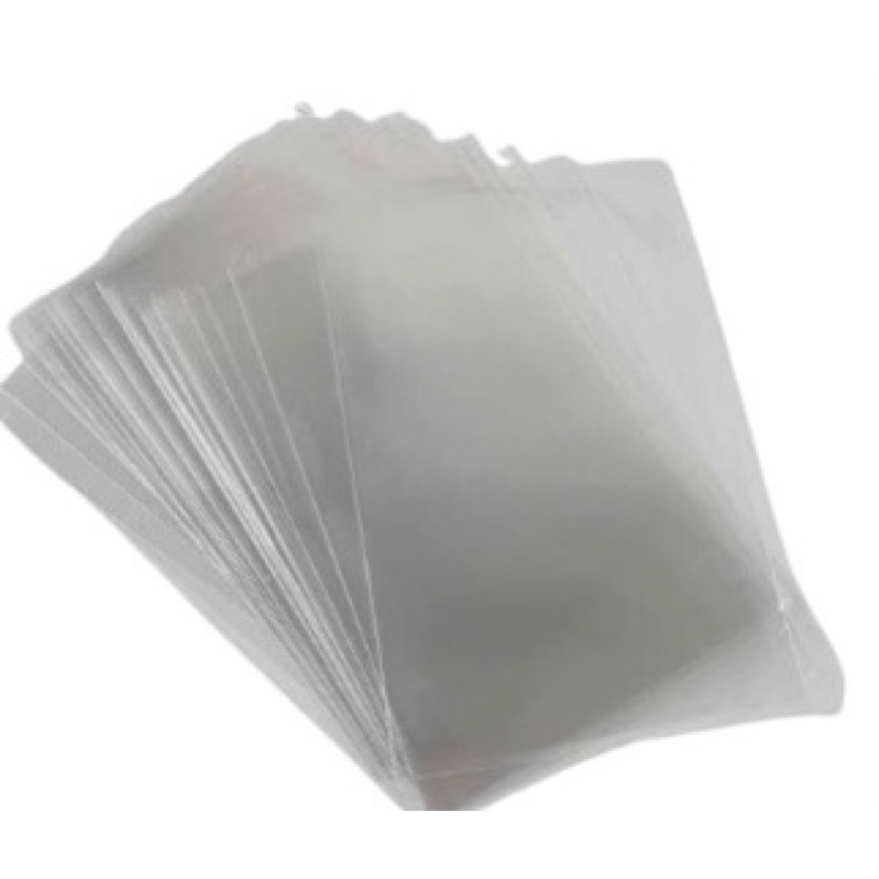 

( isi 100 ) Plastik Opp Bening Untuk Souvenir Bros Dll