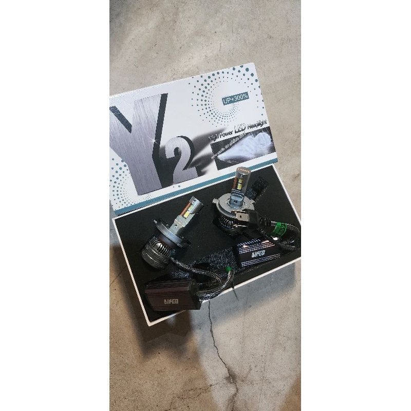 Lampu H4 Led Sifco H4 55watt, Super Terang, Sepasang