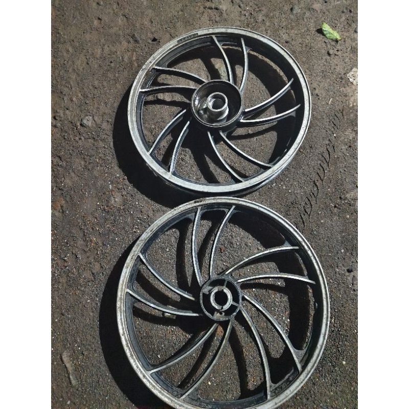 velg recing cefiro depan belakang  ring 17 pnp di rx king