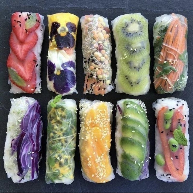 

rice paper roll bulat / vegetable / healthy / diet / kulit lumpia vietnam halal / rice roll spring