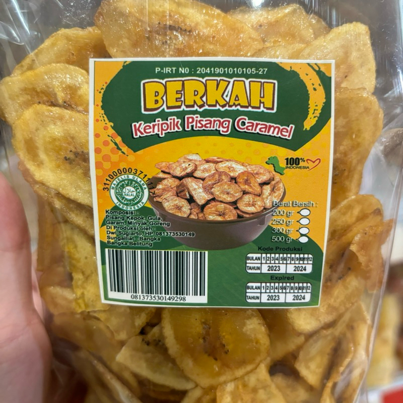 

Yang Lagi Viral Keripik Bangka Cap Berkah - Pisang Madu - Cemilan Khas Bangka - Snack Bangka - Aneka