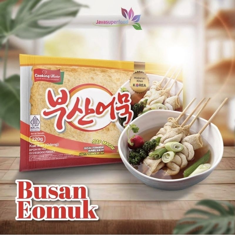 

Busan eomuk 220grm / Odeng / kue ikan / Korean food