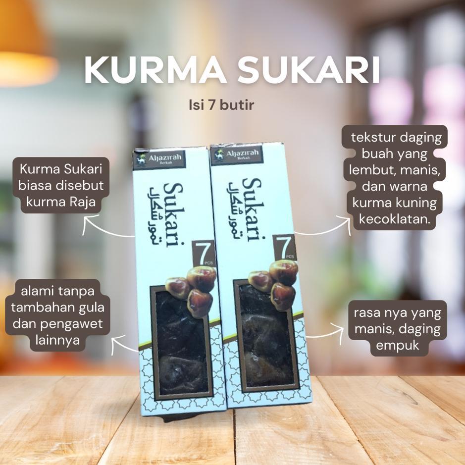 

KURMA SUKARI isi 7 butir 100 % oRIGINAL Saudi
