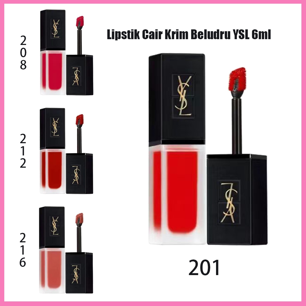 YSL Velvet Cream Liquid Lipstick/Ysl Lipstick Liquid Matte 6ml/Ysl Tatouage Couture/YSL Lip gloss(Or