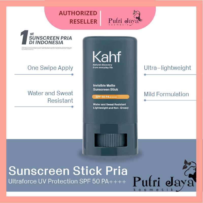 KAHF INVISIBLE MATTE SUNSCREEN STICK 22g