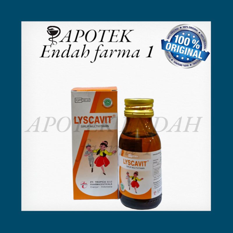 LYSCAVIT SIRUP multivitamin untuk anak