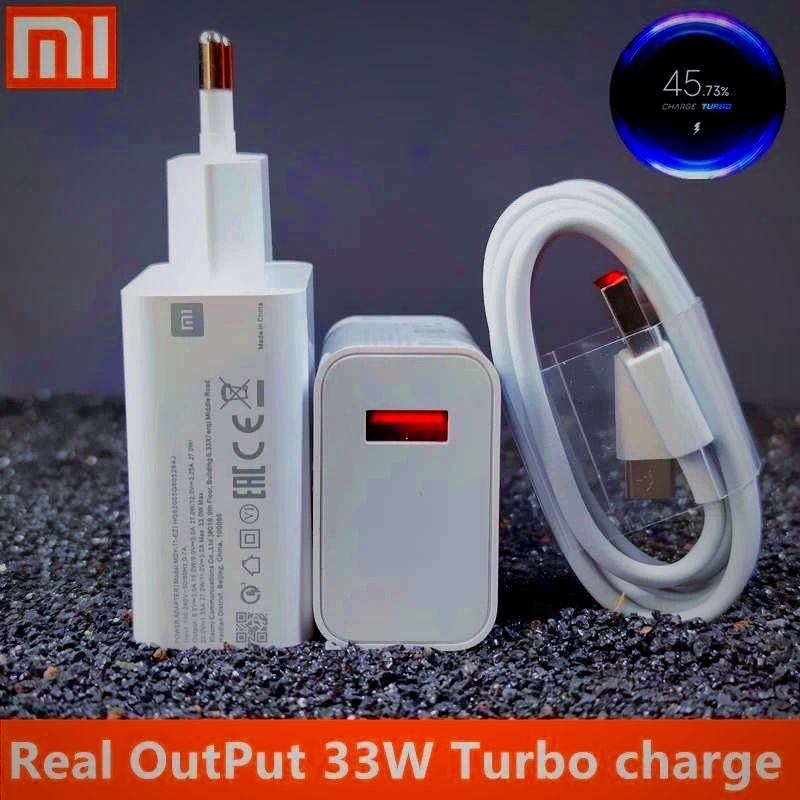 CHARGER UNTUK Xiaomi Redmi TURBO CHARGE Original 100%