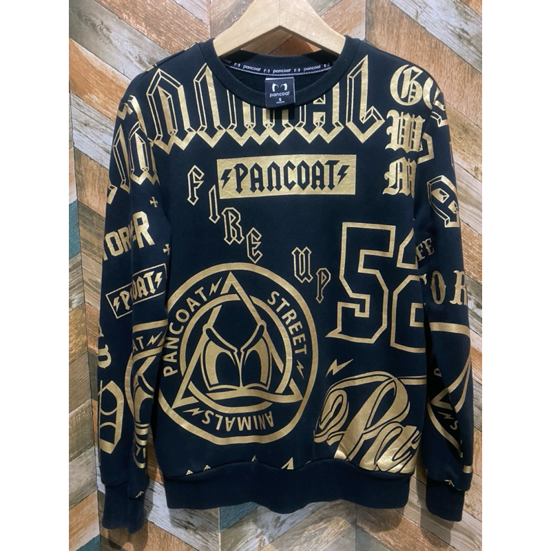 Crewneck Pancoat full print gold Limited edition