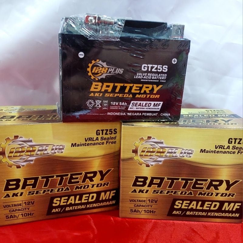 Grosir Aki Motor Full Kering Gtz5s Aki Kering Beat Vario Supra 125 Per Dus isi 10 Pcs