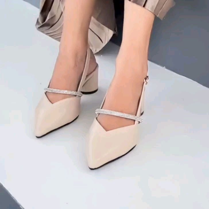 Heels Pesta Sepatu Wanita Selop Pesta Wanita High Heels Remaja Mewah