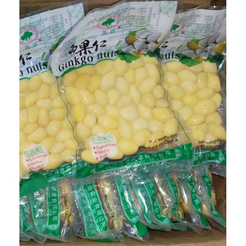 

Ginkgo Daging/ Peko Kupas Kulit 80Gr