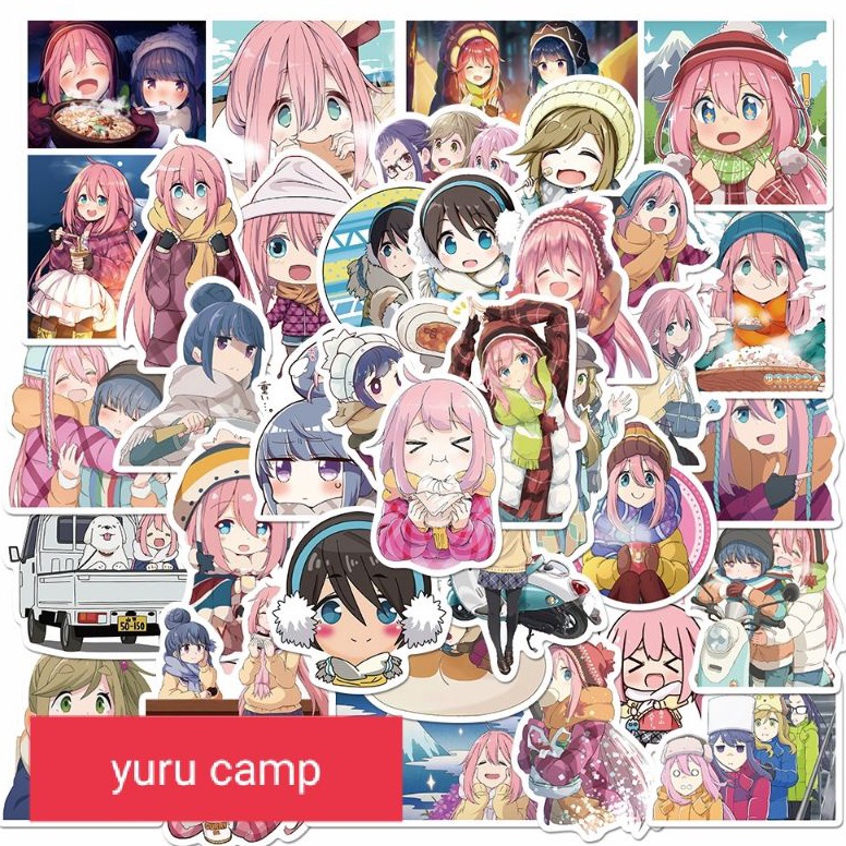 

Paling iari Stiker anime yuru amp vinylrm tahan air MI