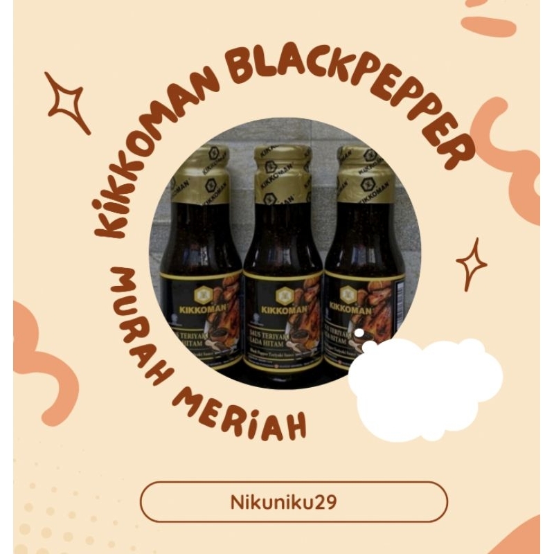 

kikkoman black pepper saos