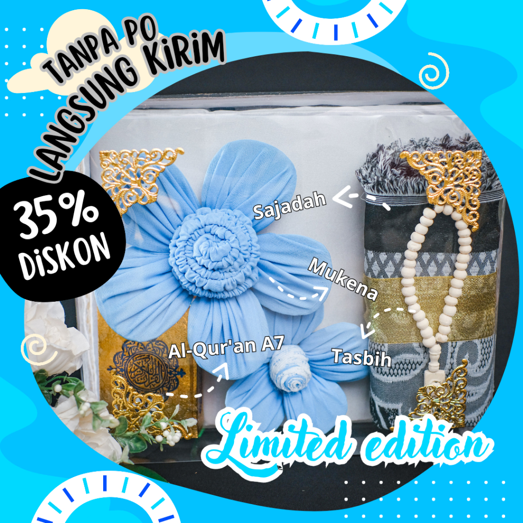 seperangkat alat sholat mahar/ seserahan alat sholat/ seperangkat alat sholat seserahan/ seperangkat