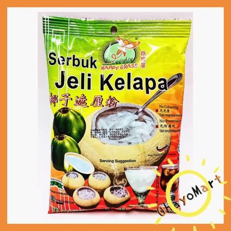 

Limited Happy Grass Serbuk Jeli Coconut Jelly Powder Jeli Bubuk Rasa Kelapa 225grm