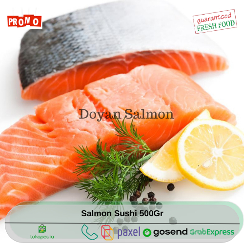

SALMON SUSHI / Salmon Sashimi Premium - Siap Makan