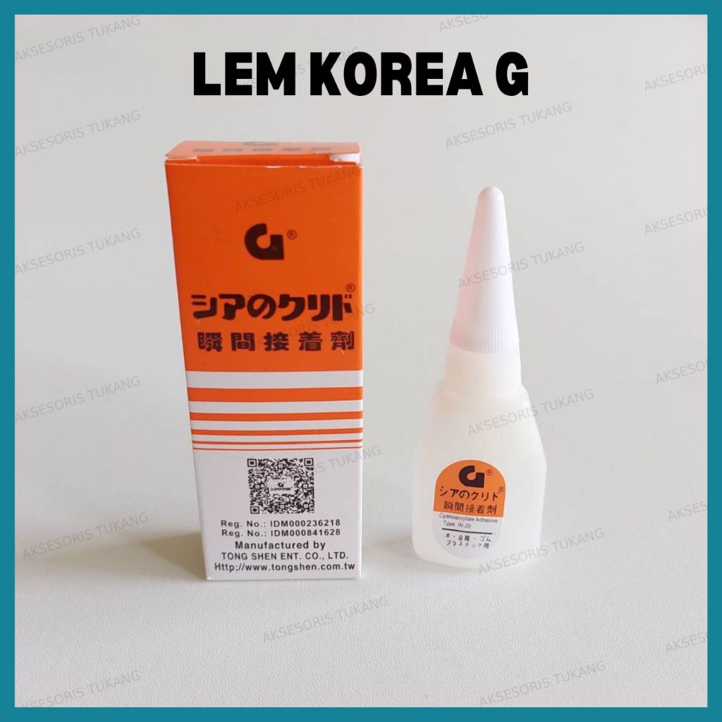 

Lem Korea G Original Lem Setan Serbaguna Power Glue Tetes Cair Tahan Panas Kualitas Super