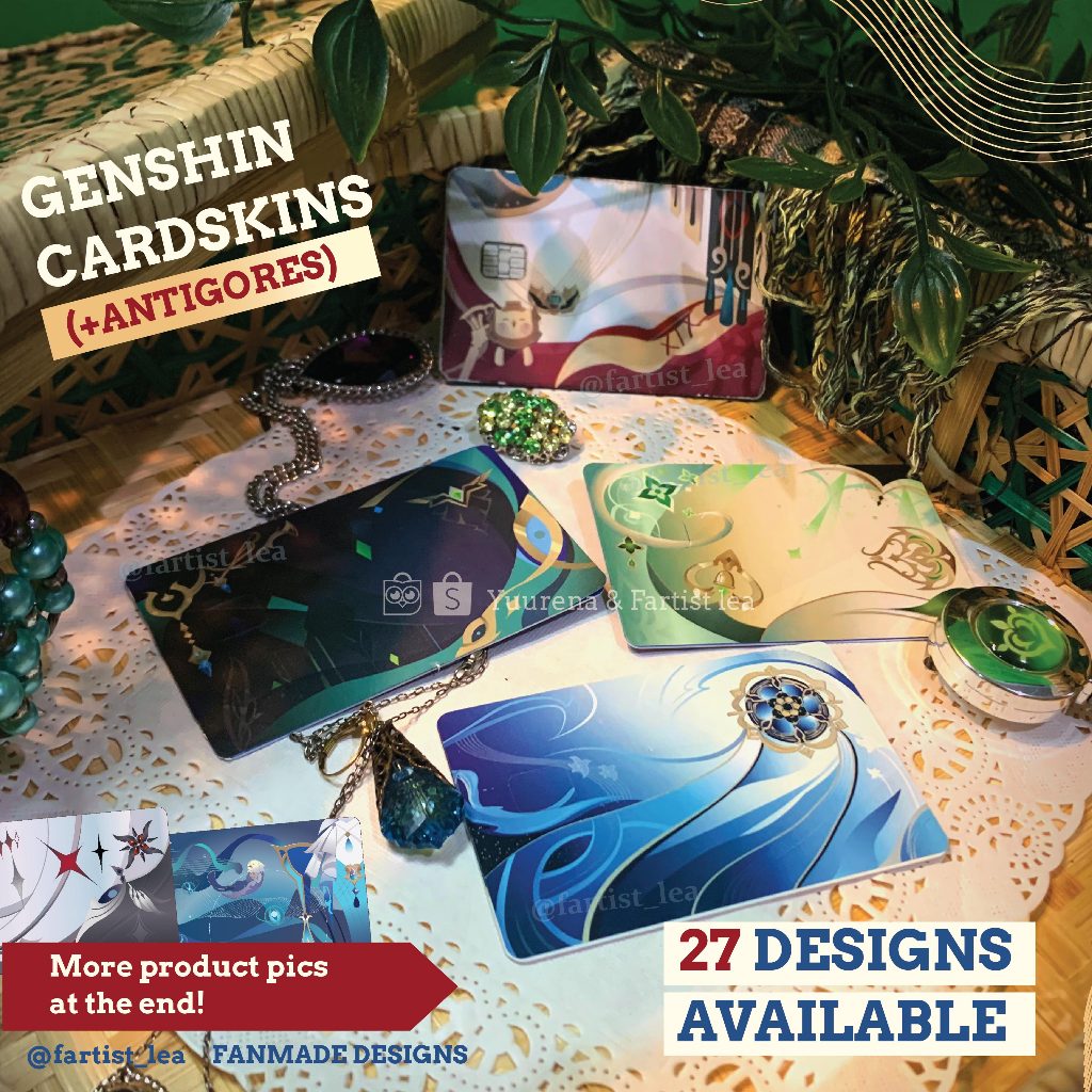 (+ANTIGORES) Genshin Card Skins - Skin Kartu / Garskin Kartu ATM Flazz Emoney EToll