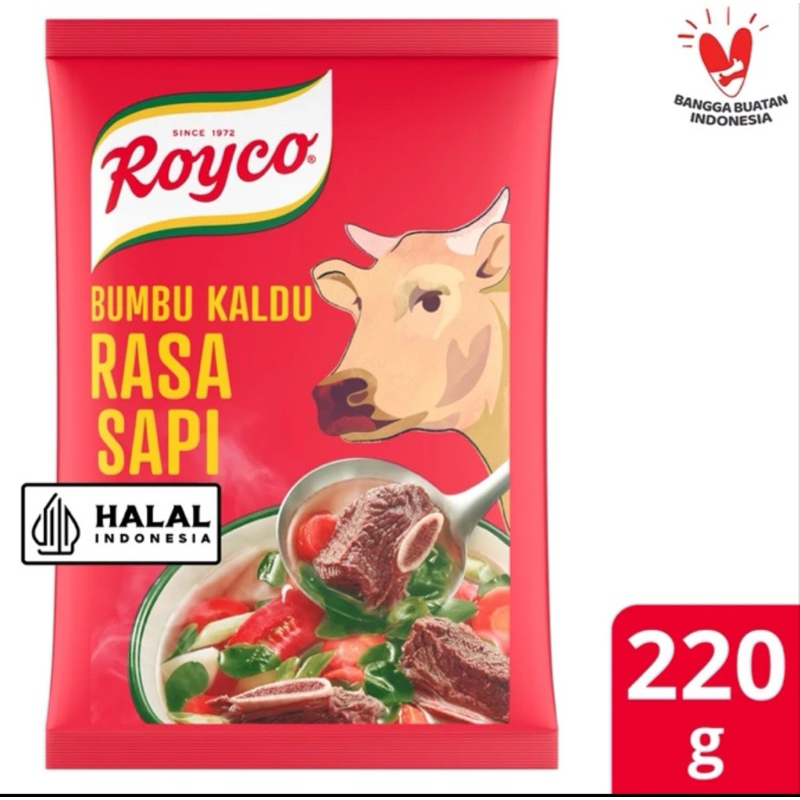 

Royco bumbu masak rasa sapi 230 g
