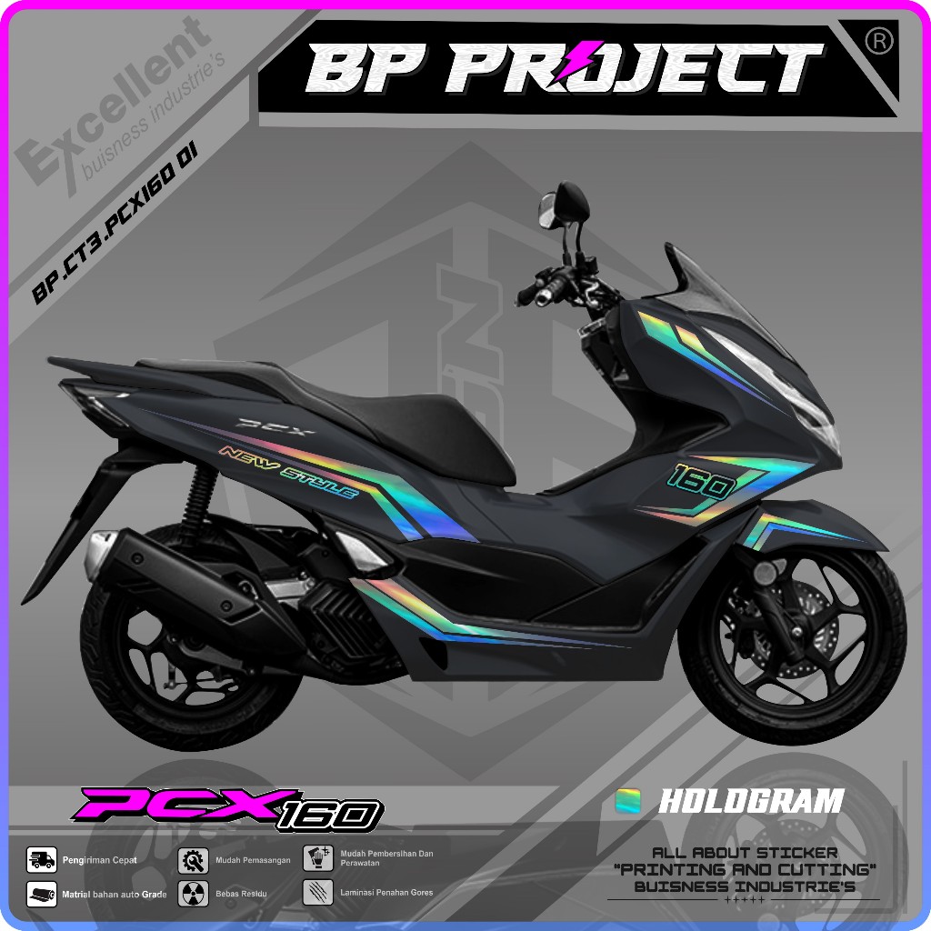 CUTTING PCX 160 - STICKER CUTTING PCX 160 NEW 2021 - CUTTING BODY PCX 160 LIST VARIASI - CUTTING PCX