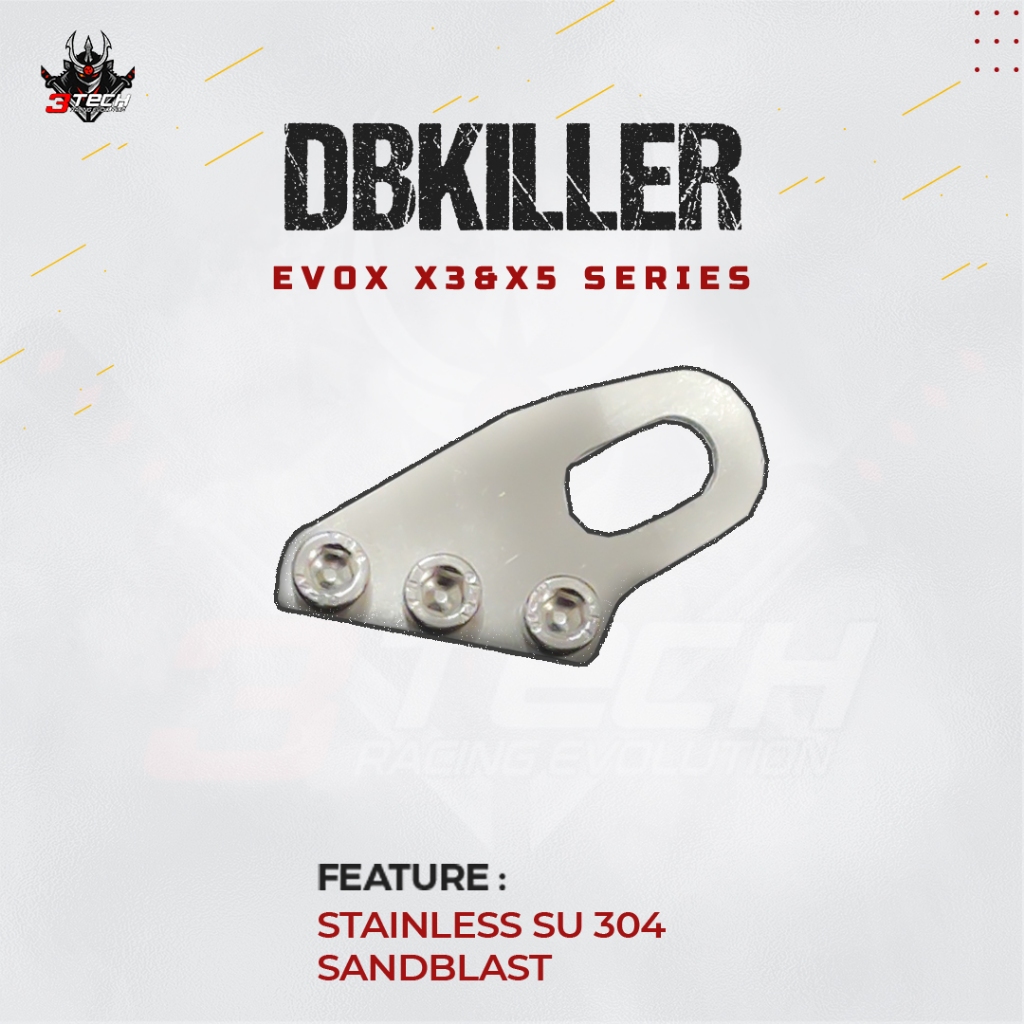 Braket Adjustable untuk Knalpot 3tech Racing Evolution