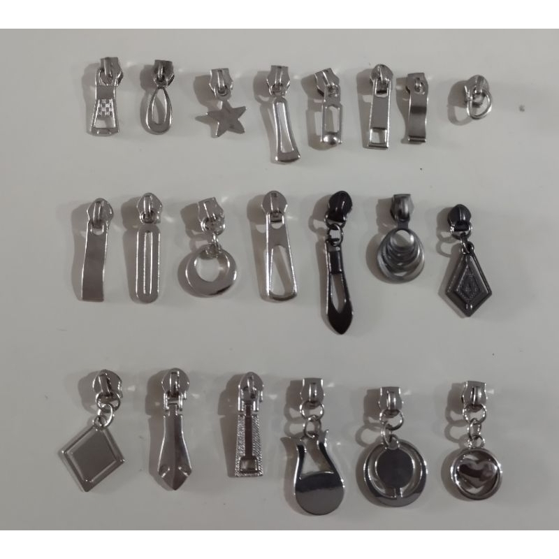 Kepala Resleting No 5 Gigi Nylon