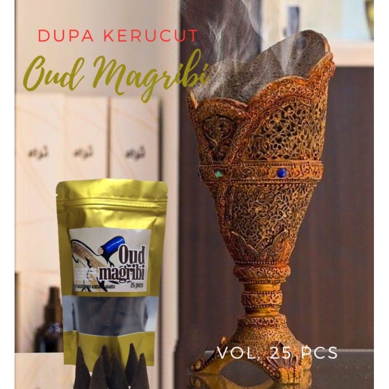 Pengharum ruangan, Buhur kerucut Oud Maghribi isi 25 pcs