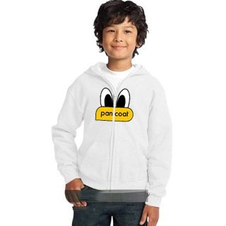 Jaket Hoodie Pancoat Anak Laki Laki Perempuan Full Bordir Putih Premium / Pancoat Hoodie Anak Laki L