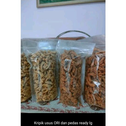 

kripik usus | usus kriuk | usus krispi | usus ayam ori dan pedas