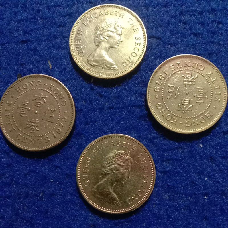 50 cents Hongkong tahun 1979#1980