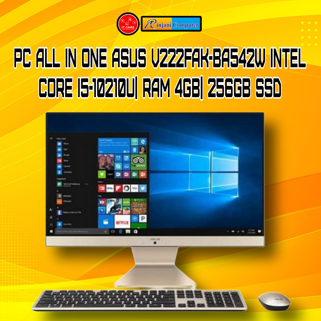 AIO ASUS V222FAK-BA542W i5-10210U 4GB 256SSD 21.5" Win11