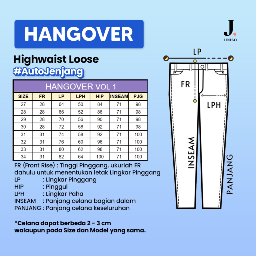 JINISO - Highwaist Loose Hangover Jeans Vol. 1 Image 4