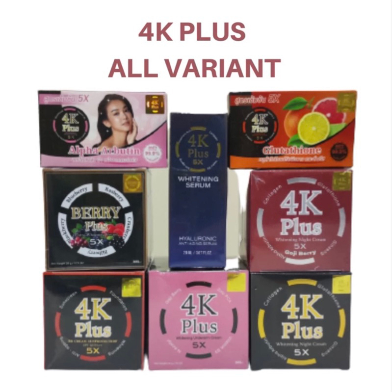 SKINCRE 4K PLUS SIAP KIRIM✅ , DAY CREAM 4K PLUS,NIGHT CREAM 4K PLUS, GOJI BERRY 4K PLUS , SERUM 4K P