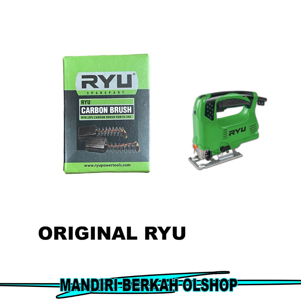 RYU Carbon Brush Mesin Jigsaw / Spull Areng Sparepart Mesin Jigsaw RYU ORIGINAL