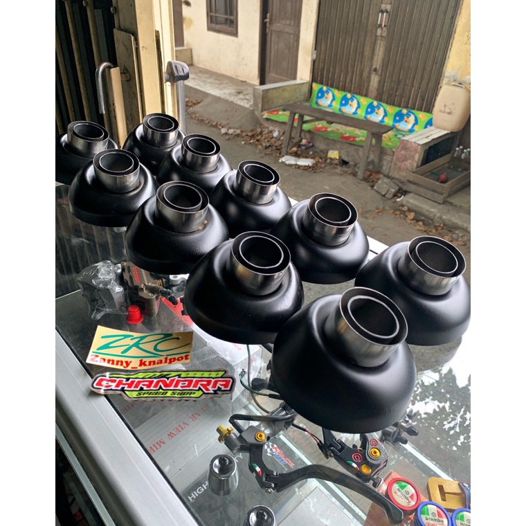 Tutup knalpot copy CMS Moncong knalpot copy Cms zrc dan dr sound