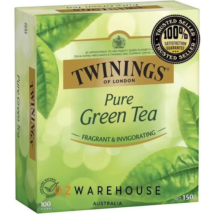 

Twinings Pure Green Tea Bags 100 Pack Original Australia