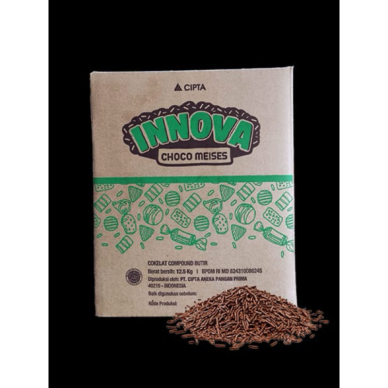

Mesis Coklat - Mesis Warna Warni Inova biru 250 Gram / Butir Coklat Warna Warni