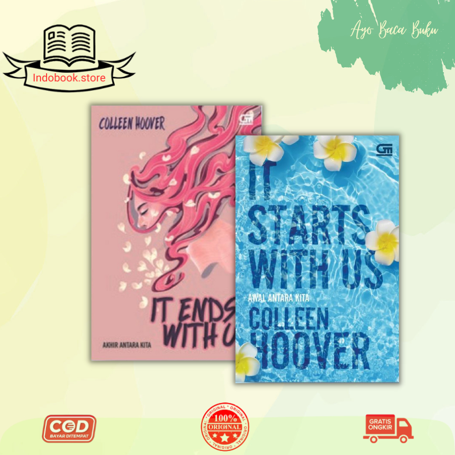 Buku Awal Antara Kita (It Starts with Us) & Akhir di Antara Kita (It Ends with Us) By Colleen Hoover