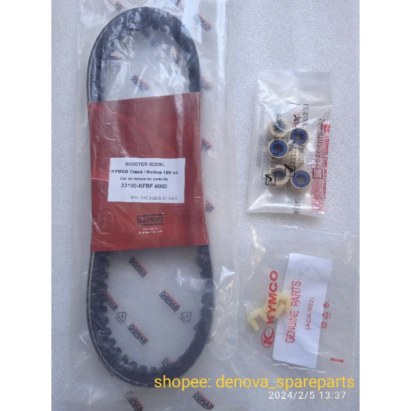 Paket V-Belt KFBF Untuk Kymco Metica Trend 125