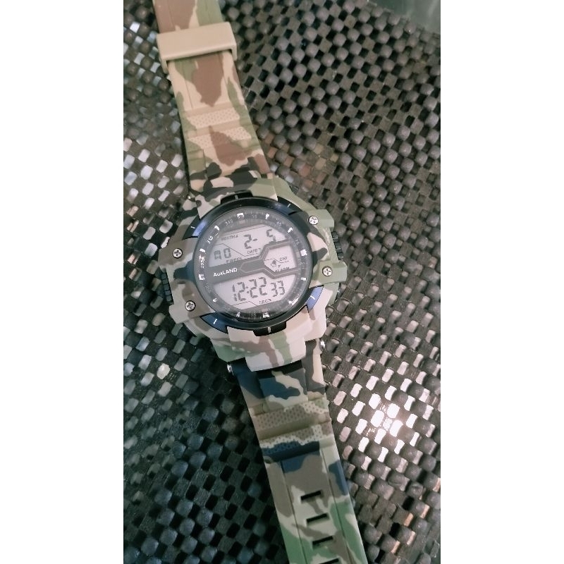 Jam Tangan Loreng Militer Auxland