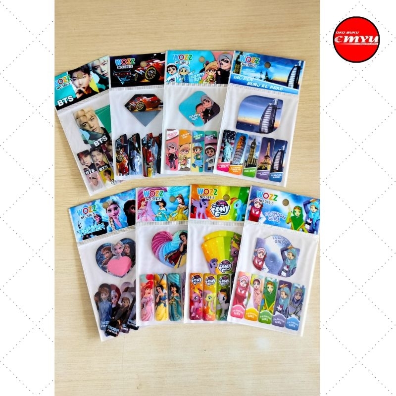 

Wozz Stick Note Karakter Tempel Isi 100 Sheet