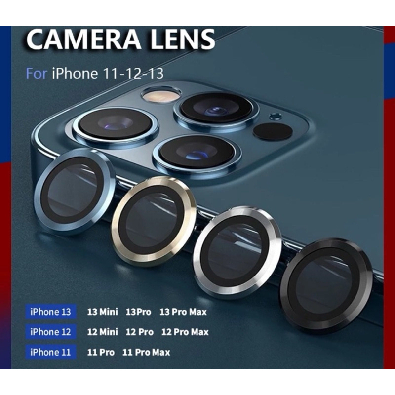 Ring Kamera iPhone 11 11pro 11 promax Camera Lens Protector Pelindung Kamera iPhone
