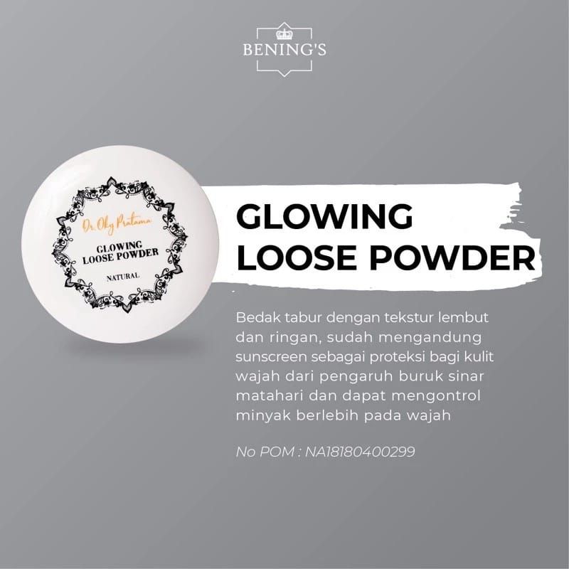 Loose powder/bedak tabur benings by dr oky pratama