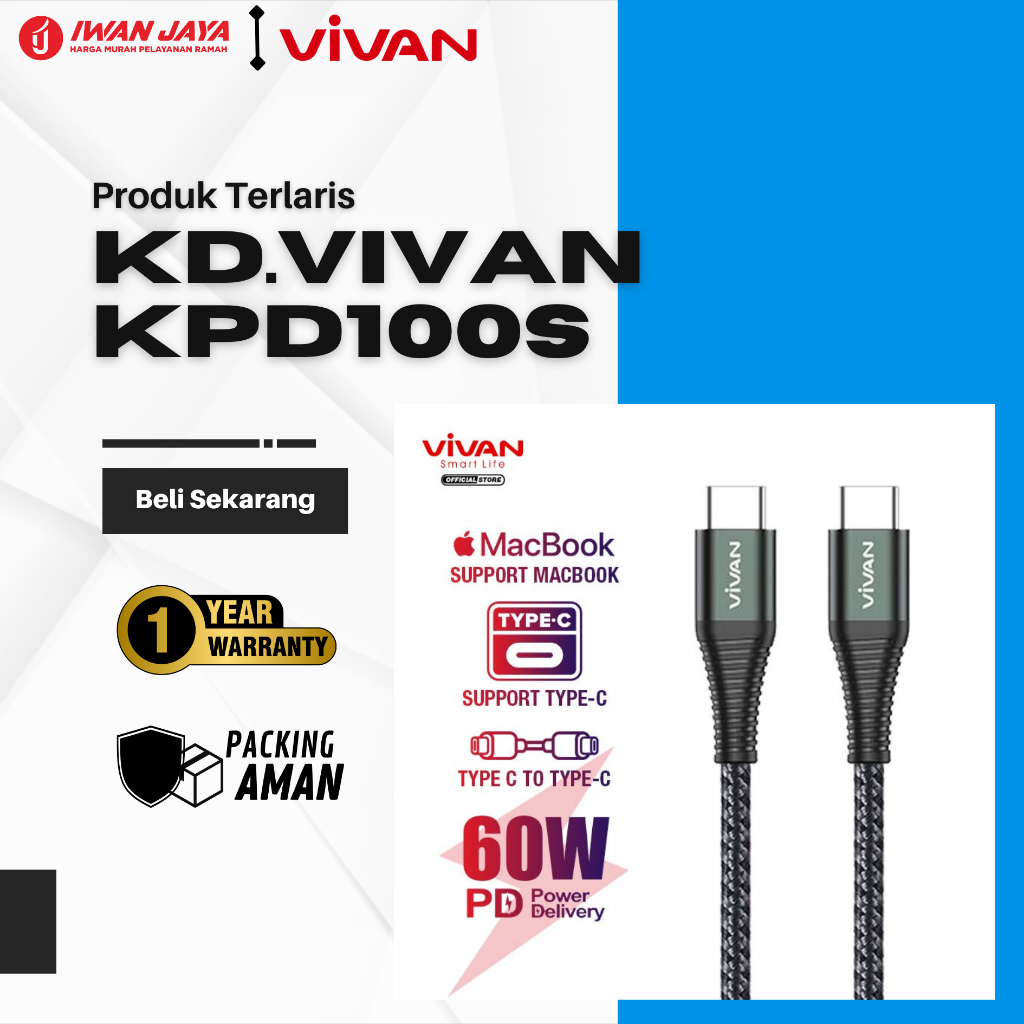 KABEL DATA C TO C VIVAN KPD100S