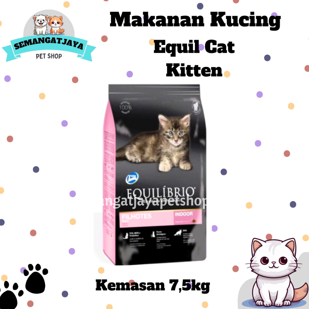 [INSTANT] - Equil Kitten freshpack 7.5kg - makanan kucing/equil/kitten/equilbrio/freshpack/7.5kg