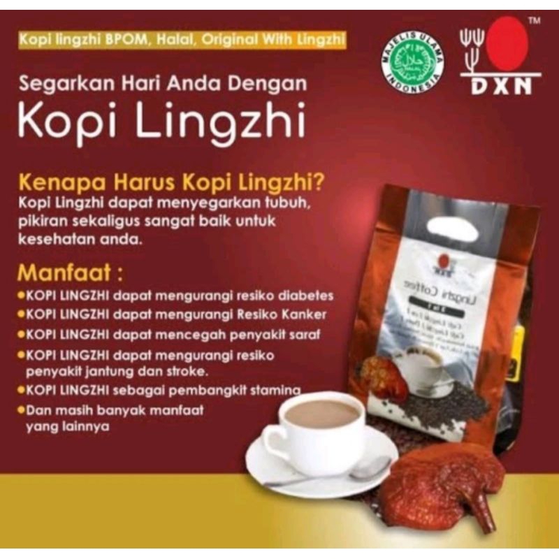 

Kopi Lingzhi DXN 3in1 Ganoderma