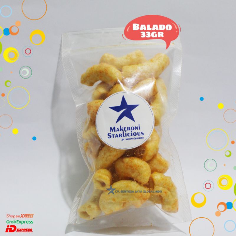 

Makeroni Starlicius Rasa Balado 33Gr