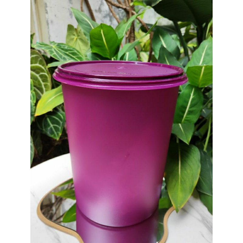 BIG SALE  Tupperware - tall canister 10liter (1) - Toples krupuk / snack TOPLES LEBARAN - KEDAP UDAR