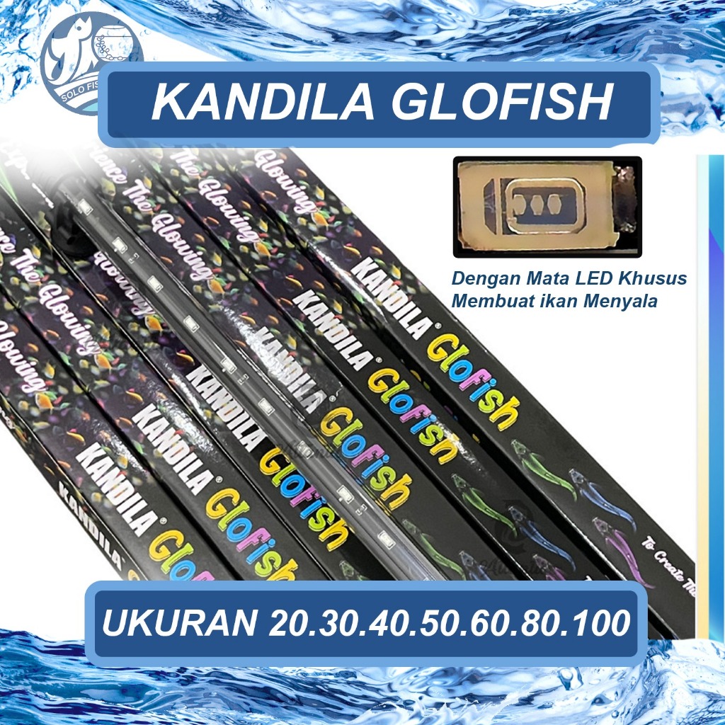 KANDILA GLOFISH Lampu Ikan Glowfish 200.300.400.500.600.800.100 Lampu Ikan Warna Warni