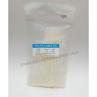 

NYLON CABLE TIE 2.5×150 MM ISI 100 PCS